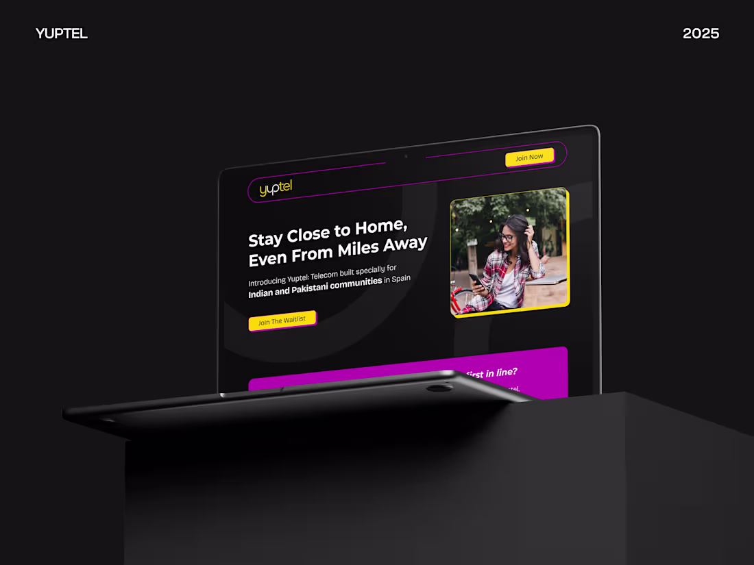 Cover image for Yuptel - Brand Identity & Multi-Platform Development