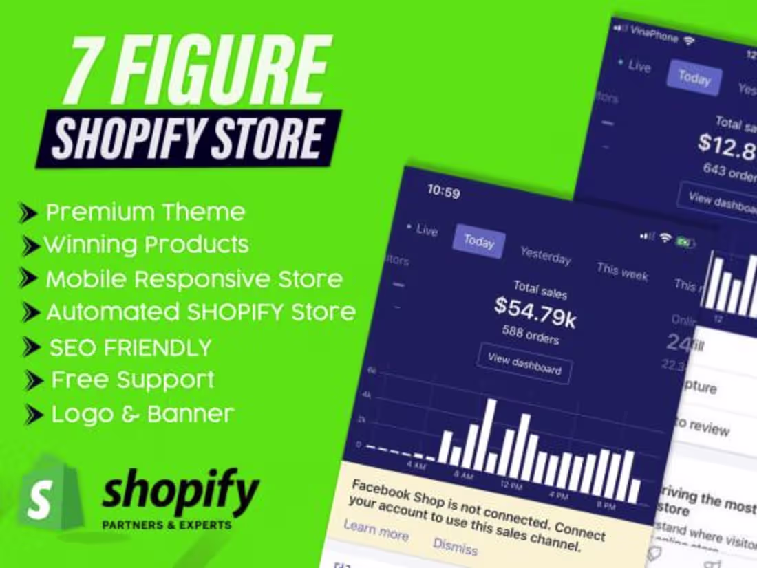 Cover image for I will maximize your online success with shopify redesign store