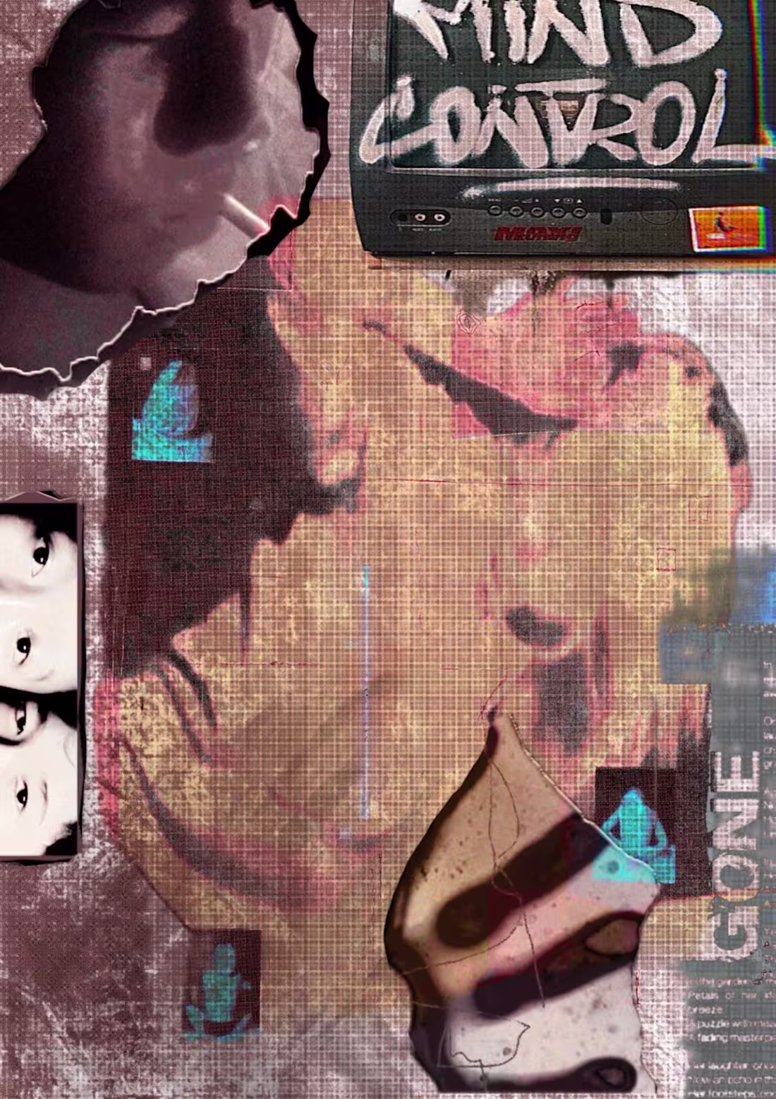 Cover image for Control is a fragile illusion. This work reflects the chaos ...