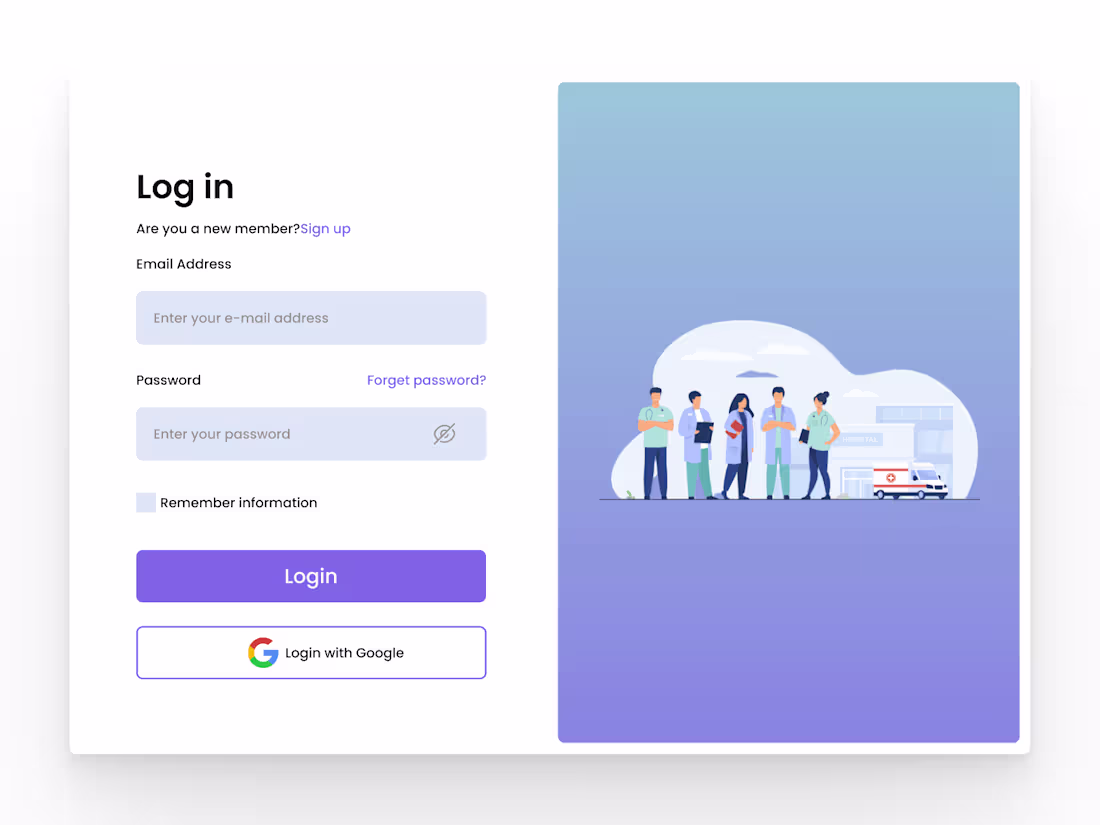 Cover image for Login & Sign-Up UI Design
