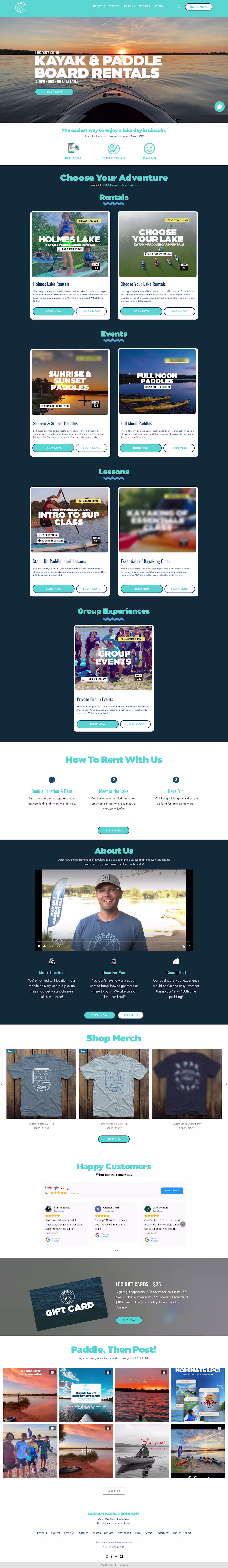 Cover image for Lincoln Paddle Company