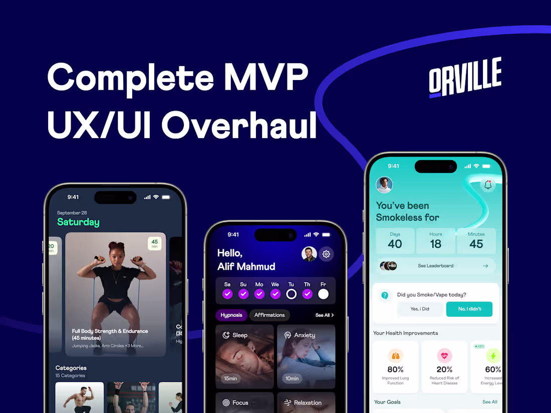 Cover image for Complete MVP UX/UI Overhaul
