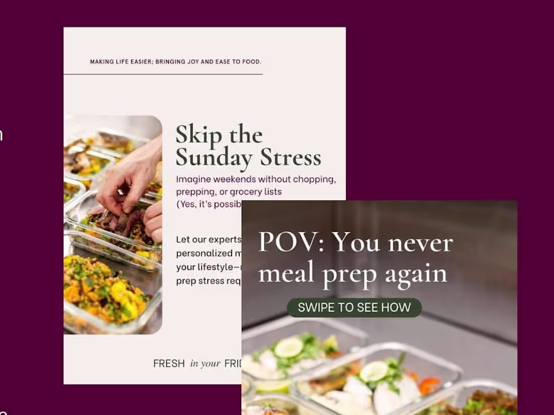 Cover image for Instagram Carousel for Fresh in Your Fridge