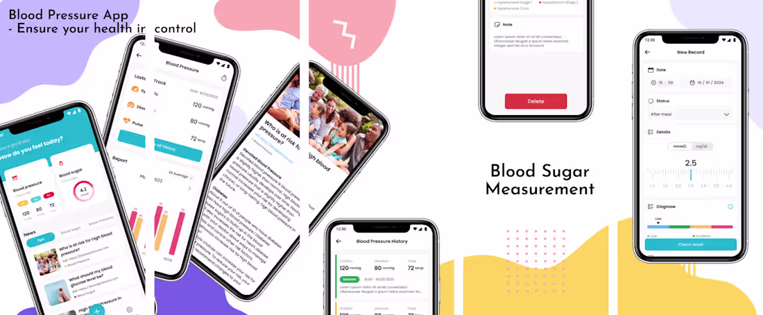 Cover image for Blood Pressure Application