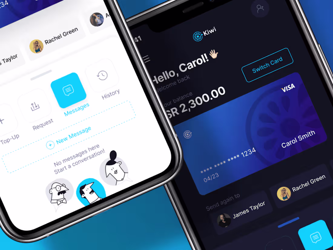 Cover image for Kiwi App Design