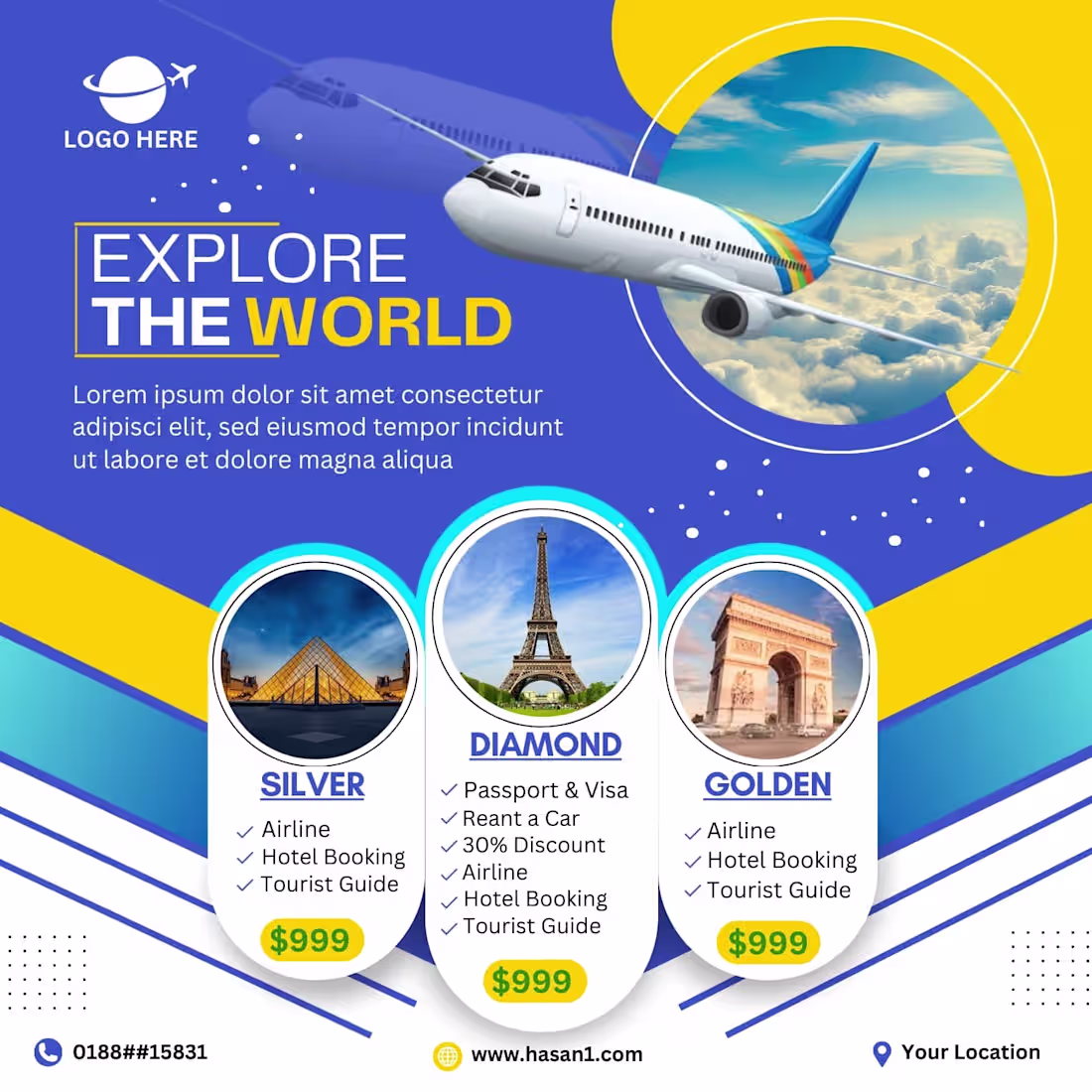 Cover image for Travel Agency Poster Design