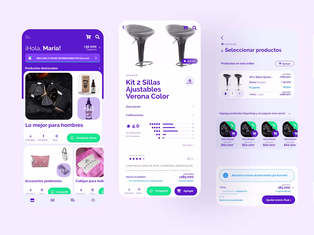 Cover image for Product design for Social Commerce App