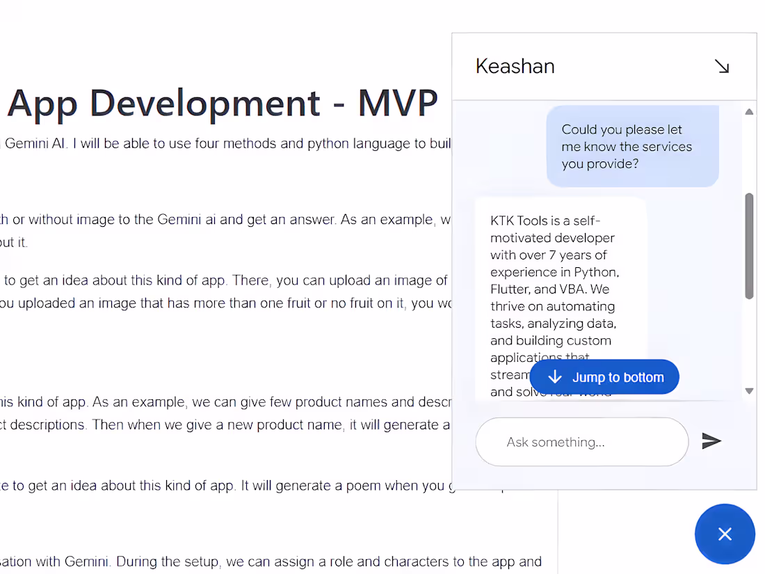 Cover image for Craft Your AI Chatbots & Models Built with Google Gemini AI