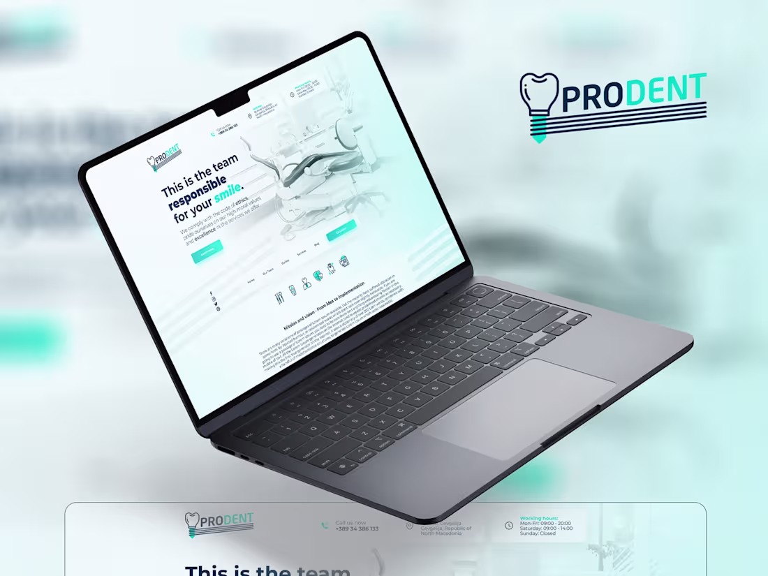 Cover image for UI/UX Design for Dental clinic