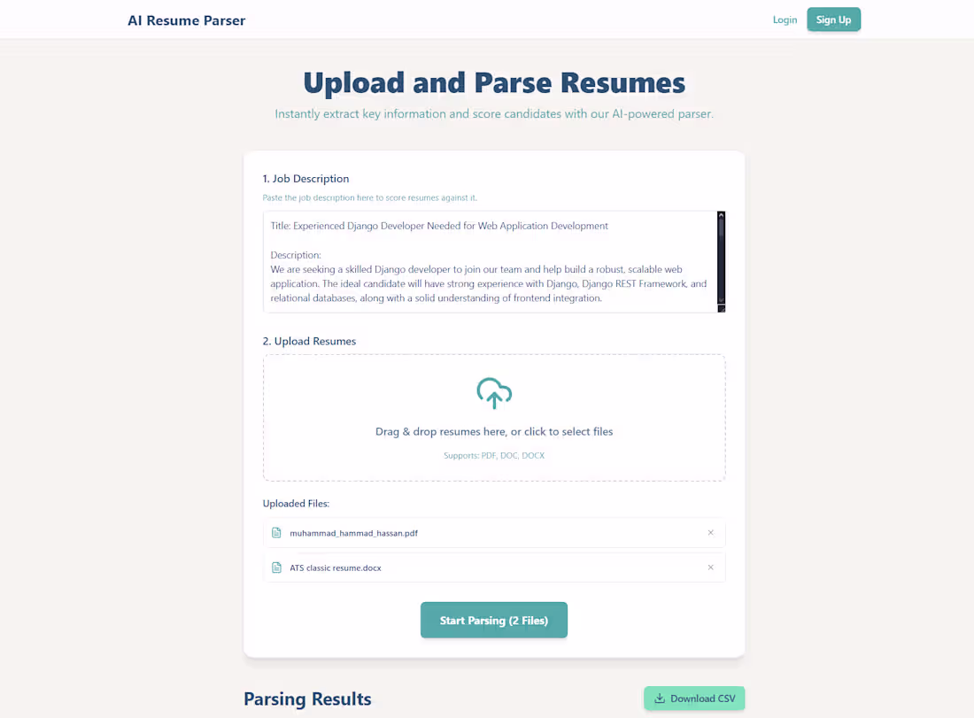 Cover image for Built an AI-Powered Resume Analyzer using FastAPI (backend) ...