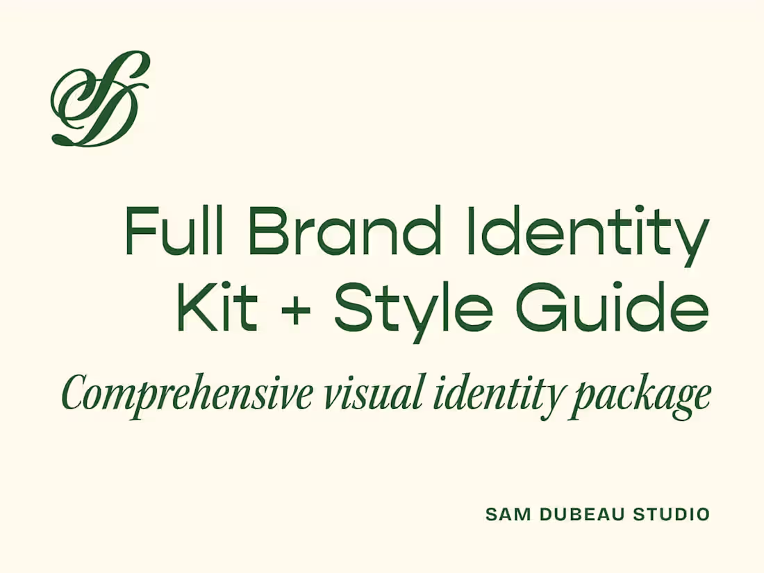 Cover image for Full Brand Identity Package