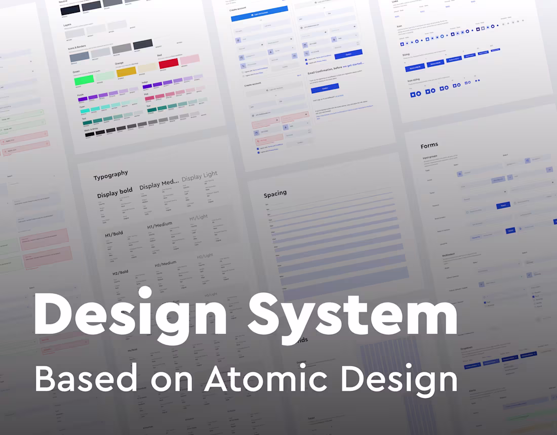 Cover image for Design System - Based on Atomic Design