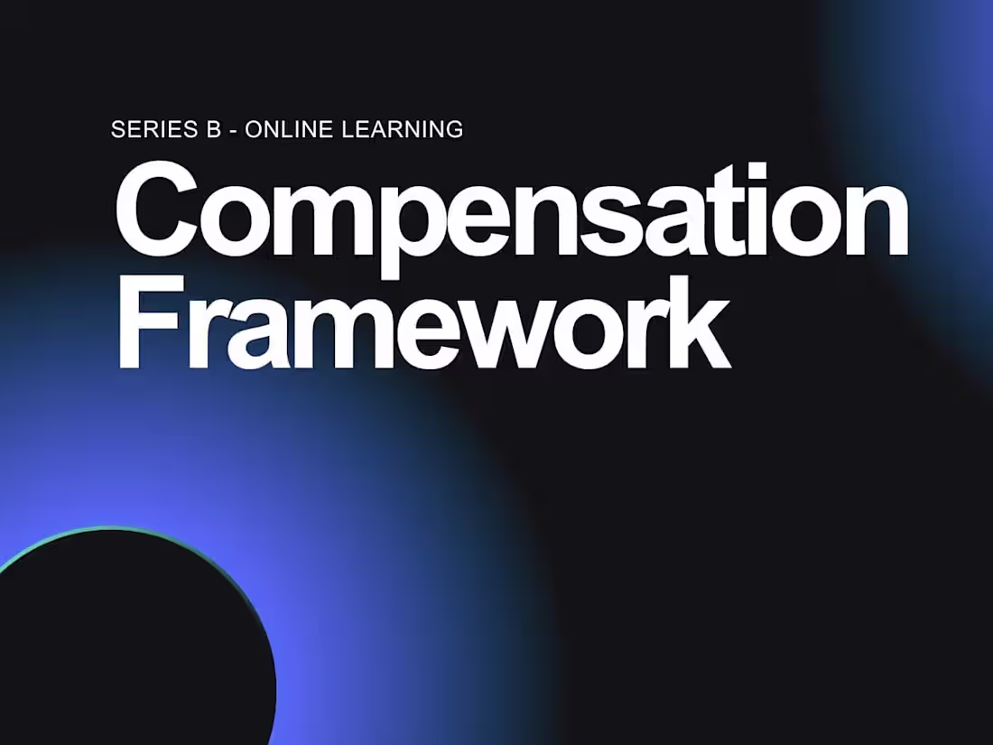 Cover image for Compensation Framework