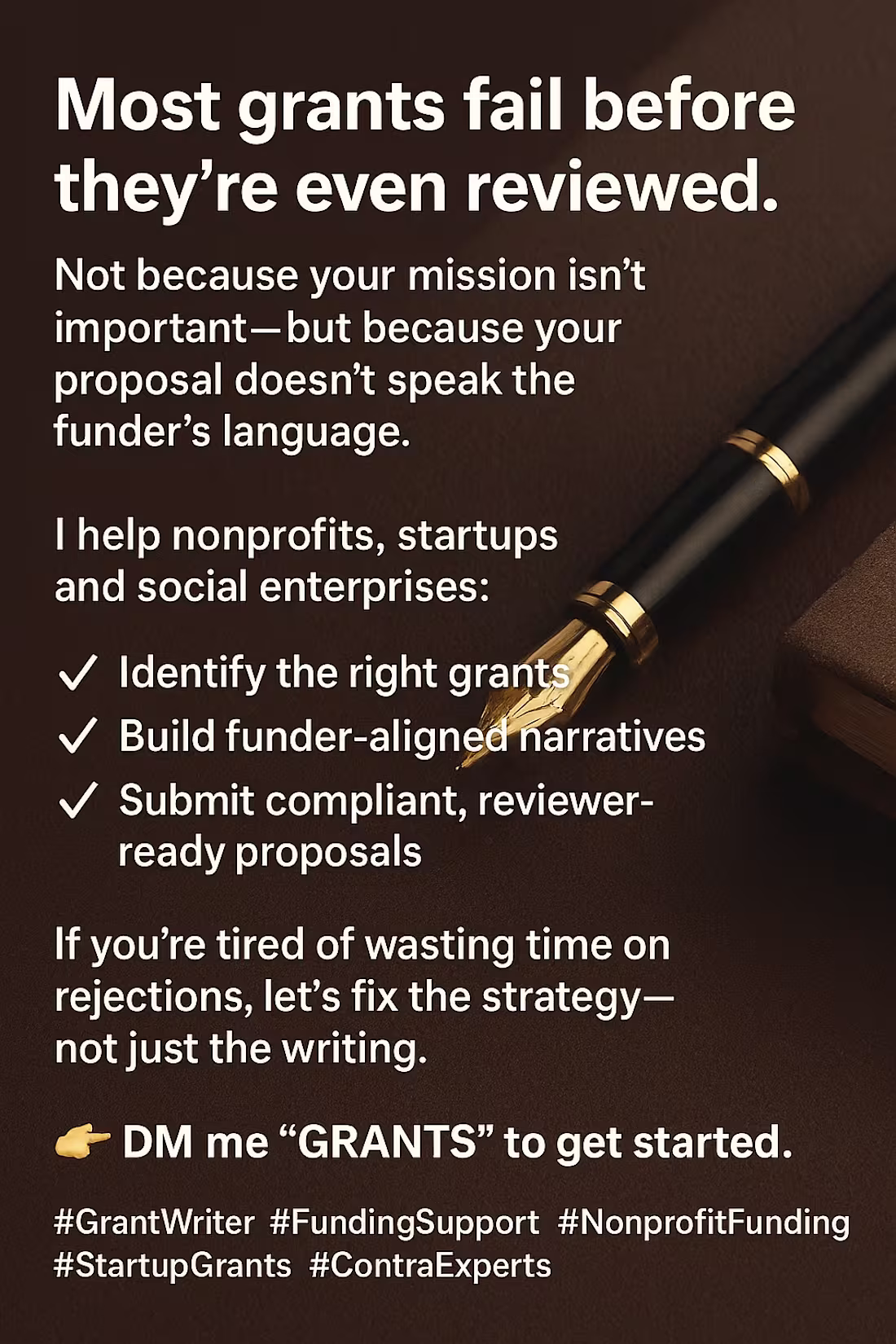 Cover image for Most grants fail before they’re