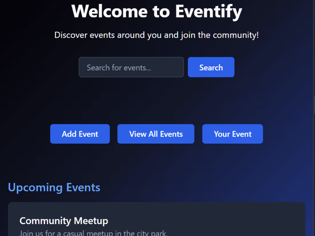 Cover image for It is event management platform