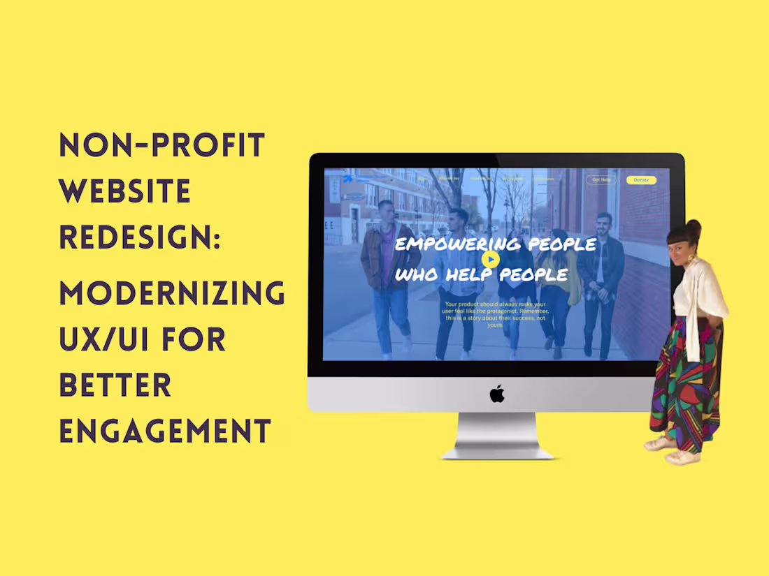 Cover image for Outdated Non-Profit Website Redesign: Modern UX for New Chapter