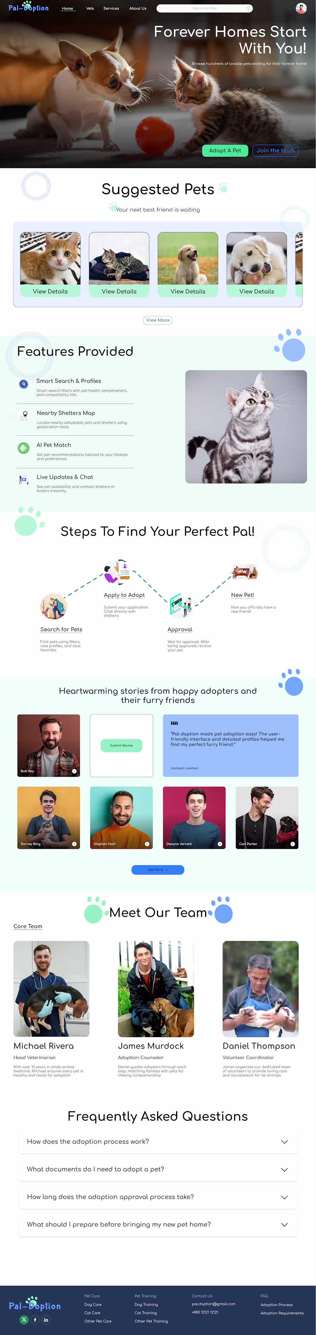 Cover image for Pal-Doption Web App UI/UX Case Study