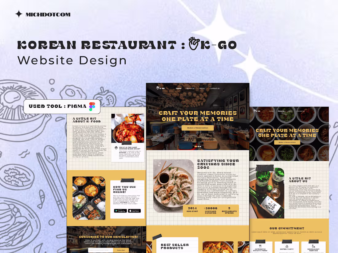 Cover image for 🇰🇷 K-Go Website Design