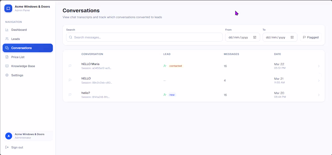 Cover image for I built a complete conversational