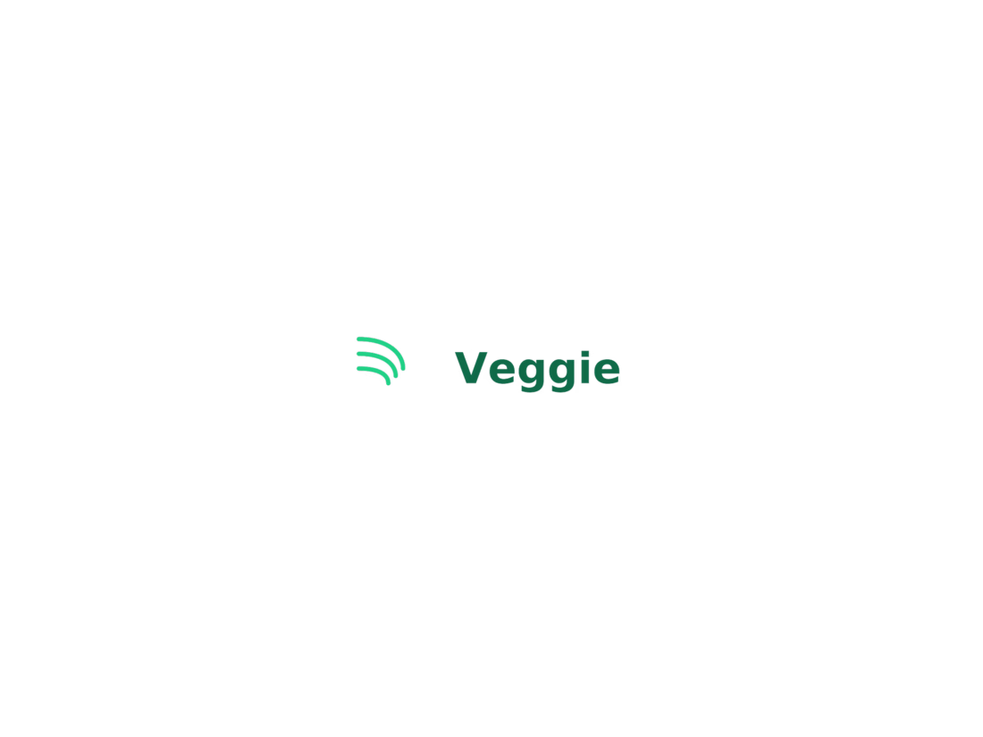Cover image for Veggie – Green Wave & Checkmark Logos