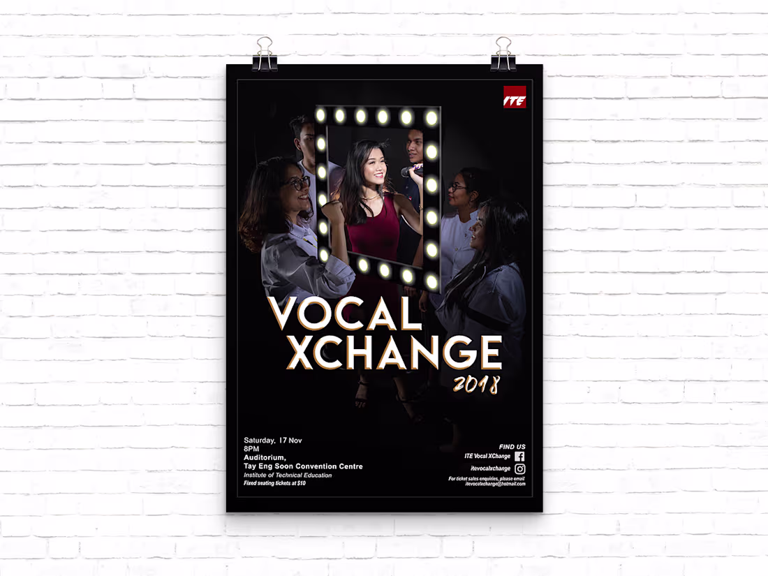 Cover image for ITE VOCAL XCHANGE on Behance