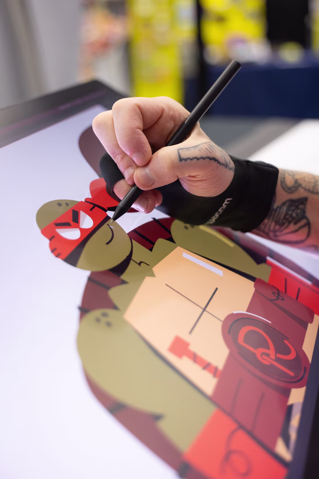 Cover image for Here’s a few pictures from my illustration demo at the Wacom...