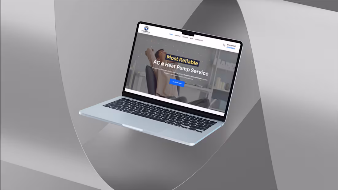Cover image for Web Design for a Trusted HVAC Brand