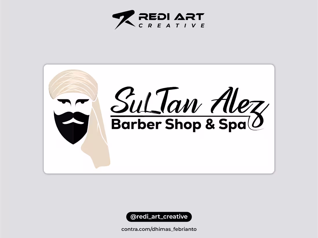 Cover image for Design Logo Sultan Alves Barber Shop & Spa