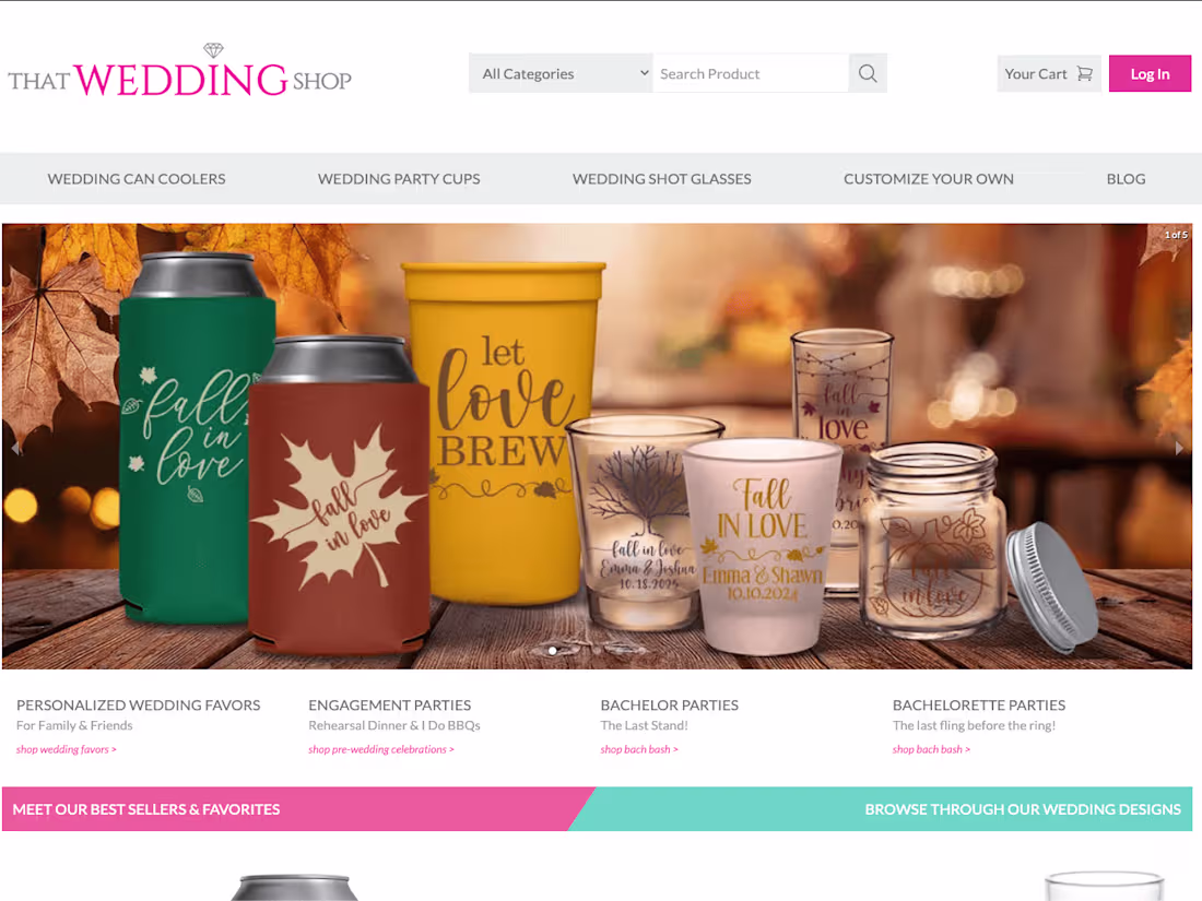 Cover image for Custom Web Development for ThatWeddingShop - Built with Next.j