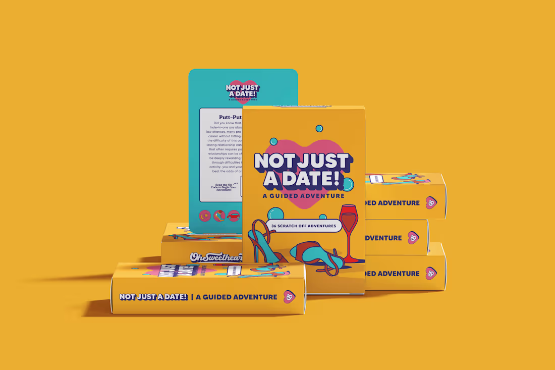 Cover image for "Not Just a Date" Brand Identity and Game Design