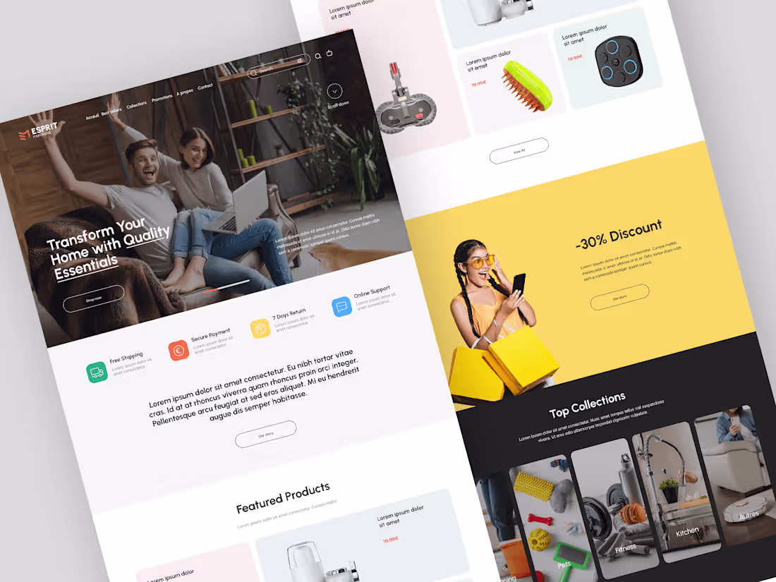 Cover image for ESPRIT : General E-commerce Dropshipping Store