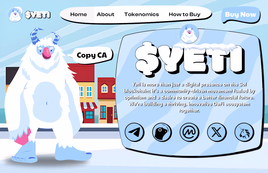 Cover image for Memecoin Website Landing Page