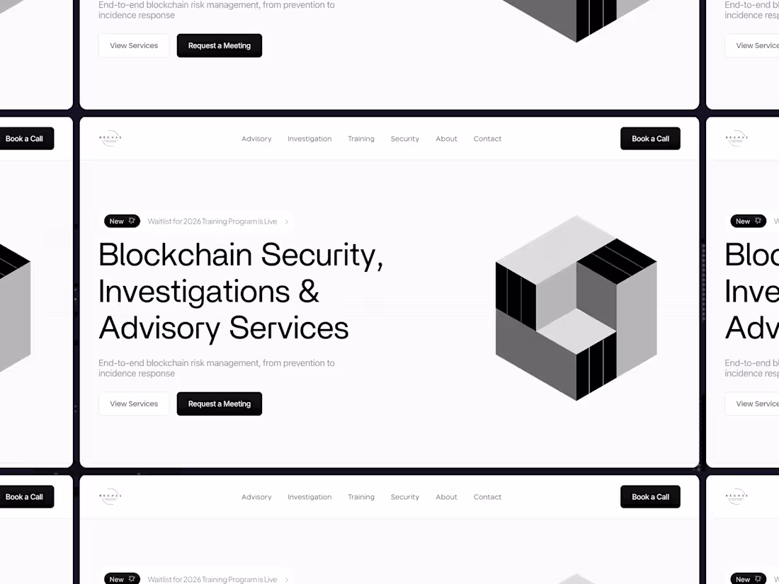 Cover image for Webflow Website for Bech32