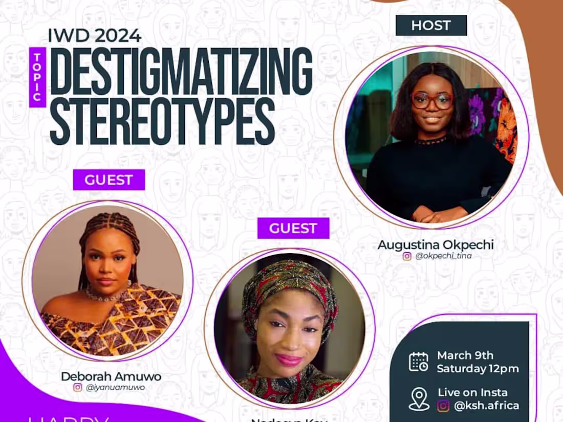 Cover image for IWD 2024: Destigmatizing Stereotypes (KSH Foundation)
