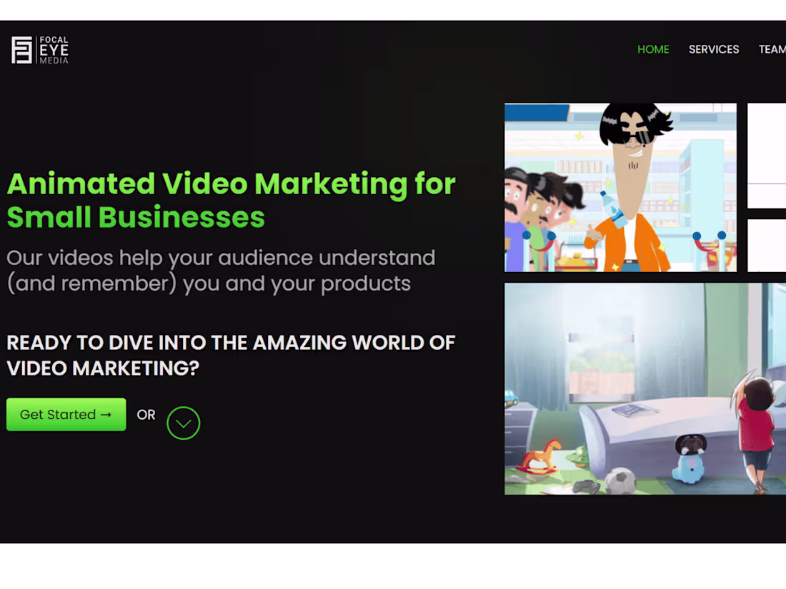 Cover image for React Website for Renowned Animation Studio