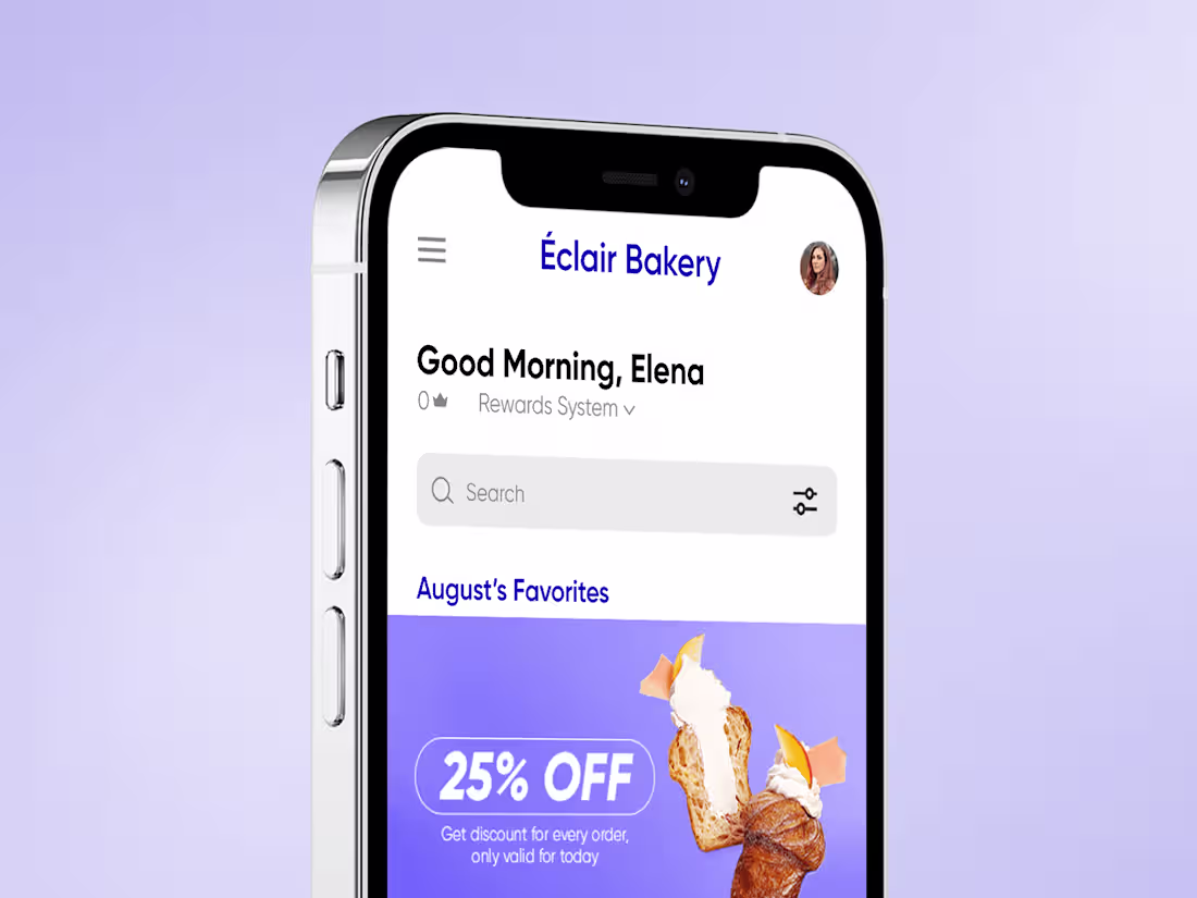 Cover image for Eclair Bakery | Mobile App