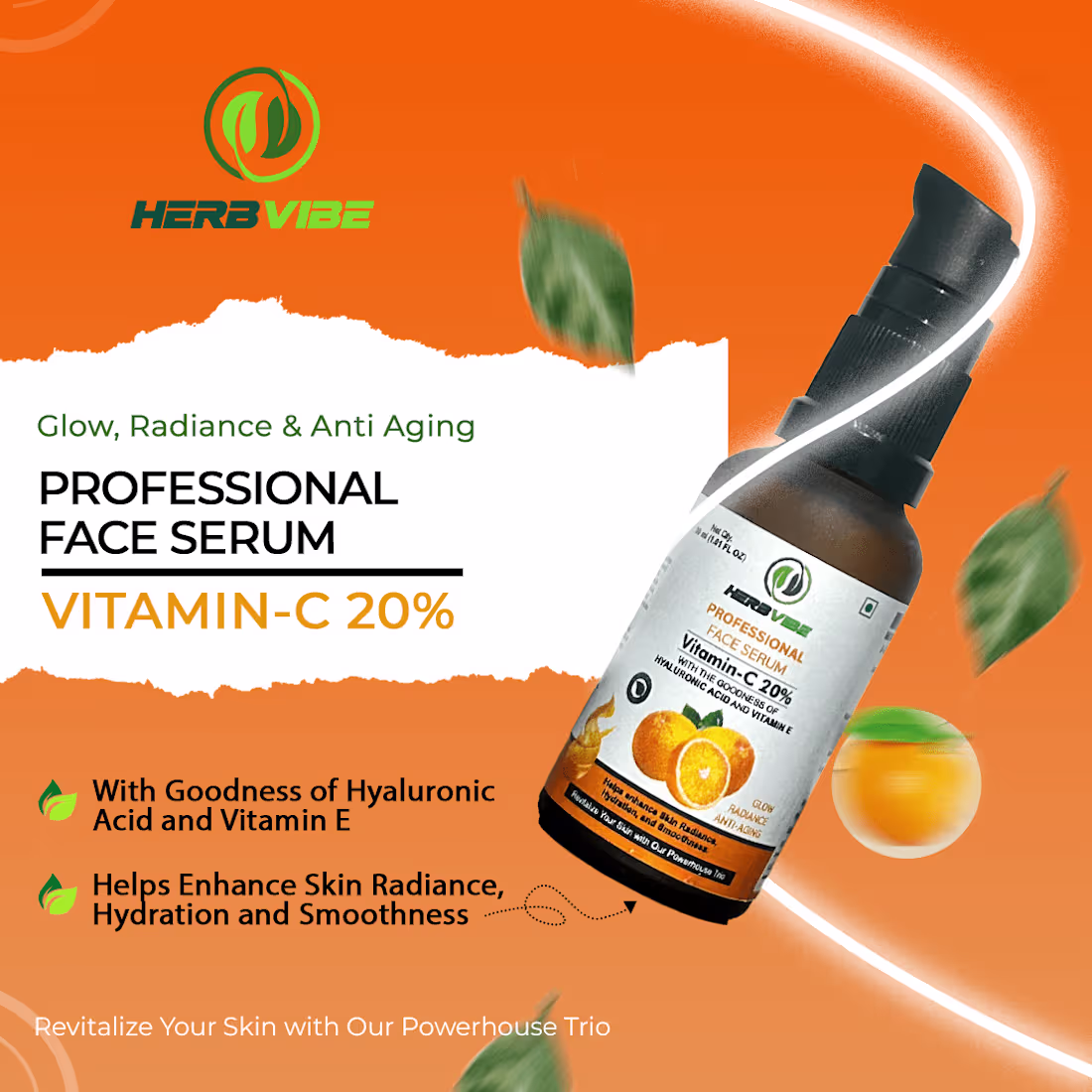 Cover image for Herbvibe Face sirum Ecommerce designs