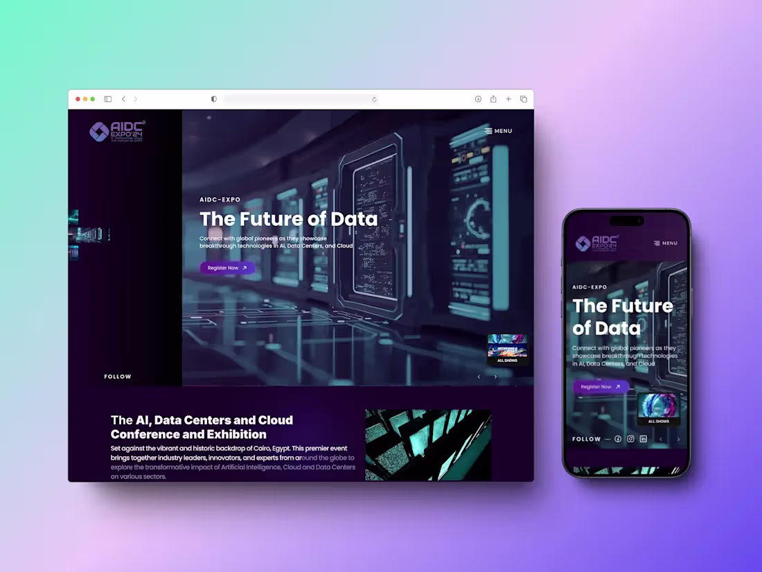 Cover image for User-Friendly AIDC-EXPO Website Design