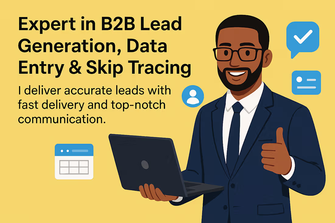 Cover image for I provide B2B Lead Generation