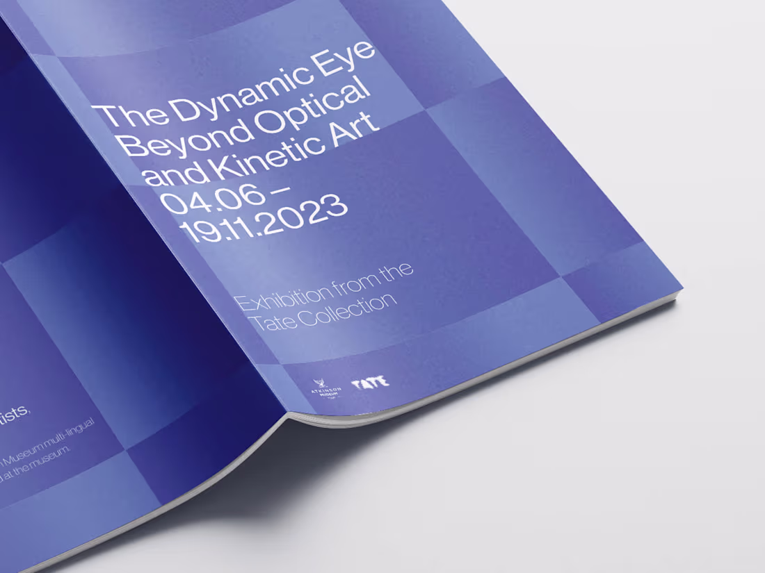 Cover image for Bilingual Brochure for Art Exhibition