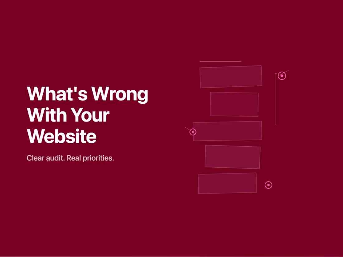 Cover image for Homepage & UX Audit for Outdated Websites