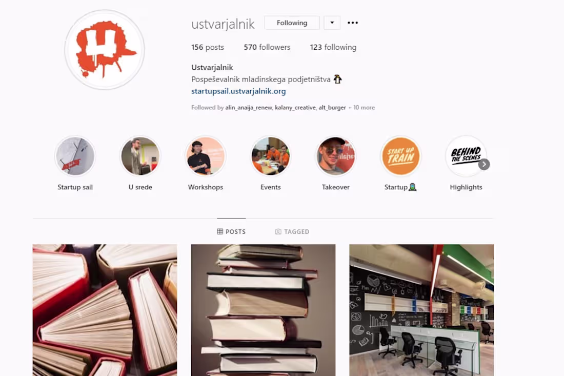 Cover image for Ustvarjalnik social media