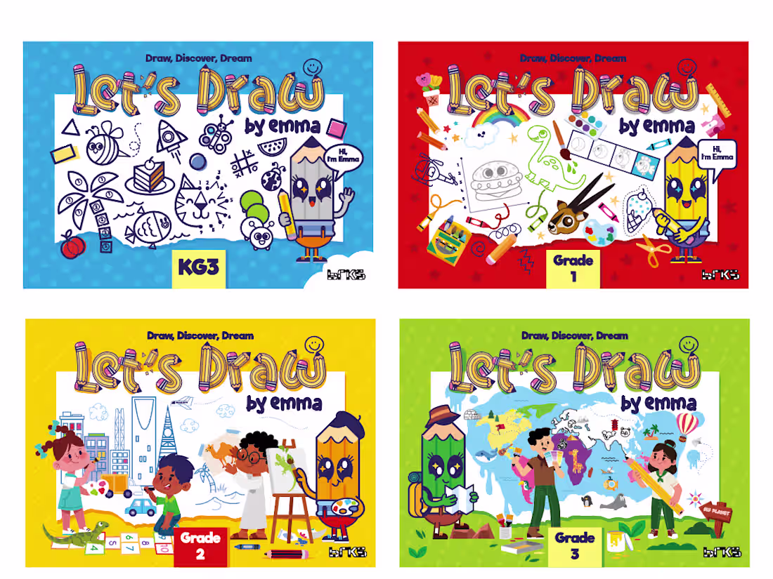 Cover image for Let's Draw by Emma: Series