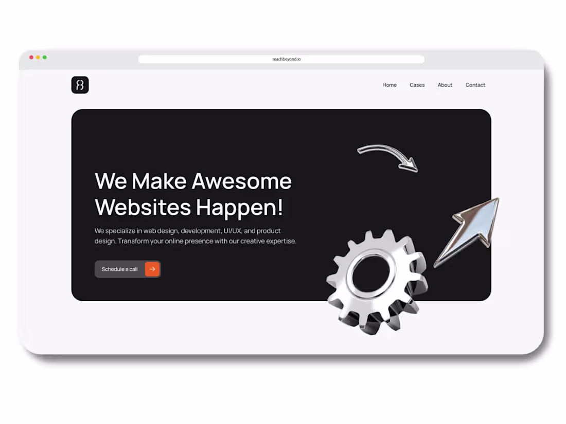 Cover image for Building a Digital Face for My Agency, ReachBeyond