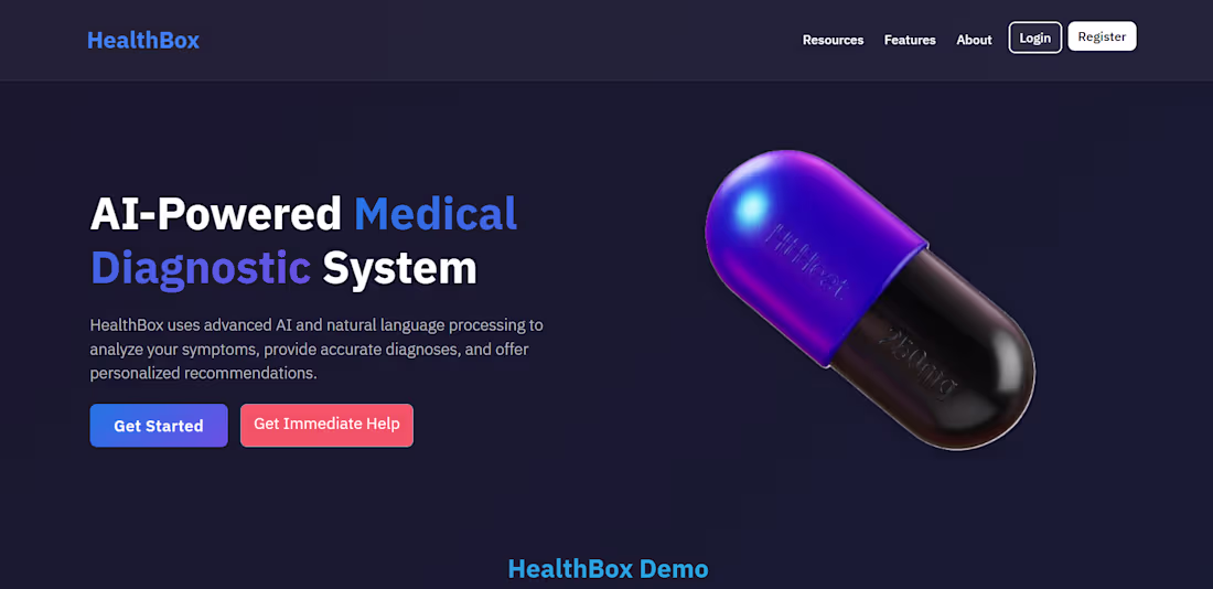 Cover image for HealthBox (AI Medical Assistant)