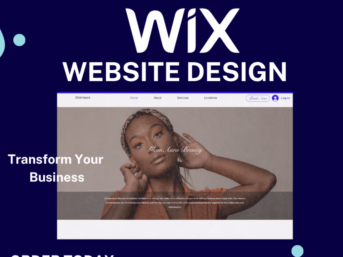 Cover image for Wix Webite design