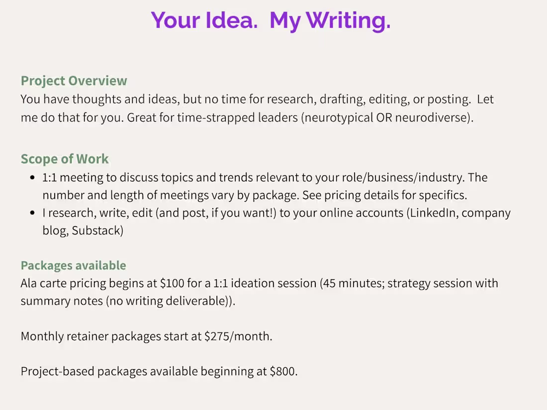 Cover image for Thought Partnership & Strategic Content Creation