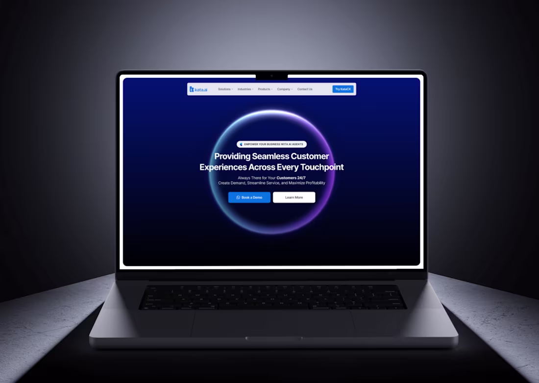 Cover image for Designing an Enterprise AI Web Experience for Kata.ai