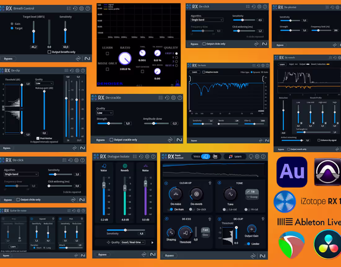 Cover image for Audio Restoration, Noise Reduction and Audio Forensics