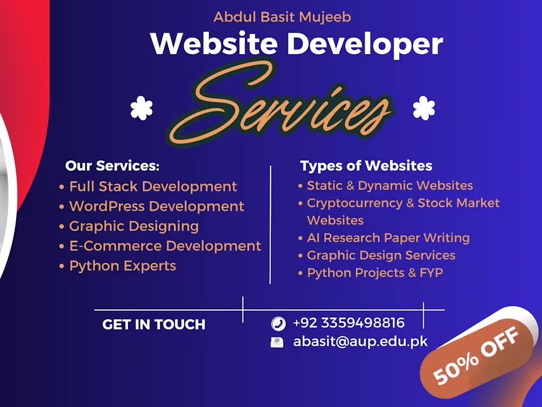 Cover image for FULL-STACK DEVELOPER 